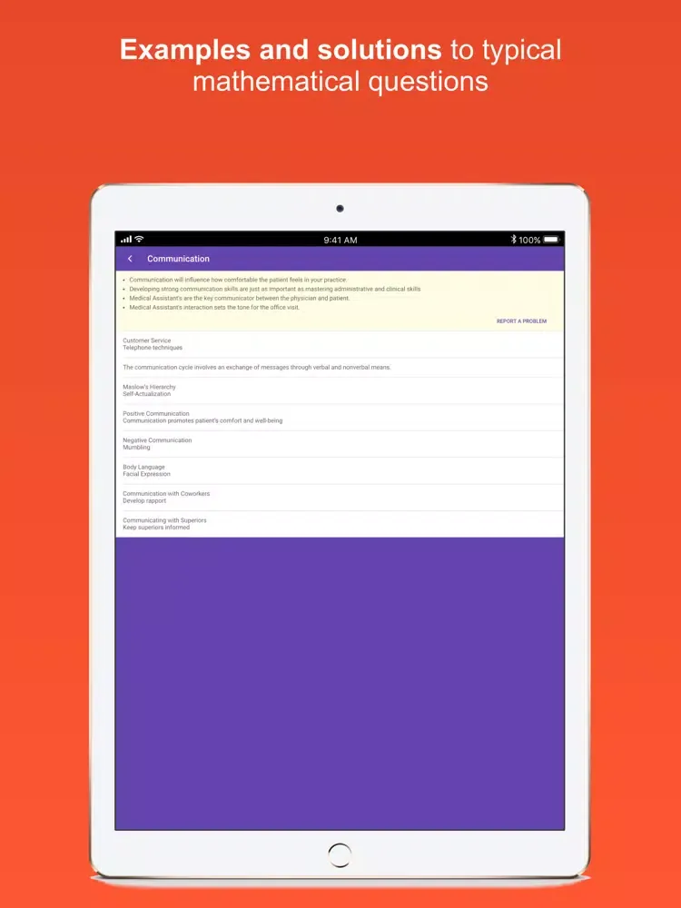 CMA Study Notes Lite iPad 应用截图