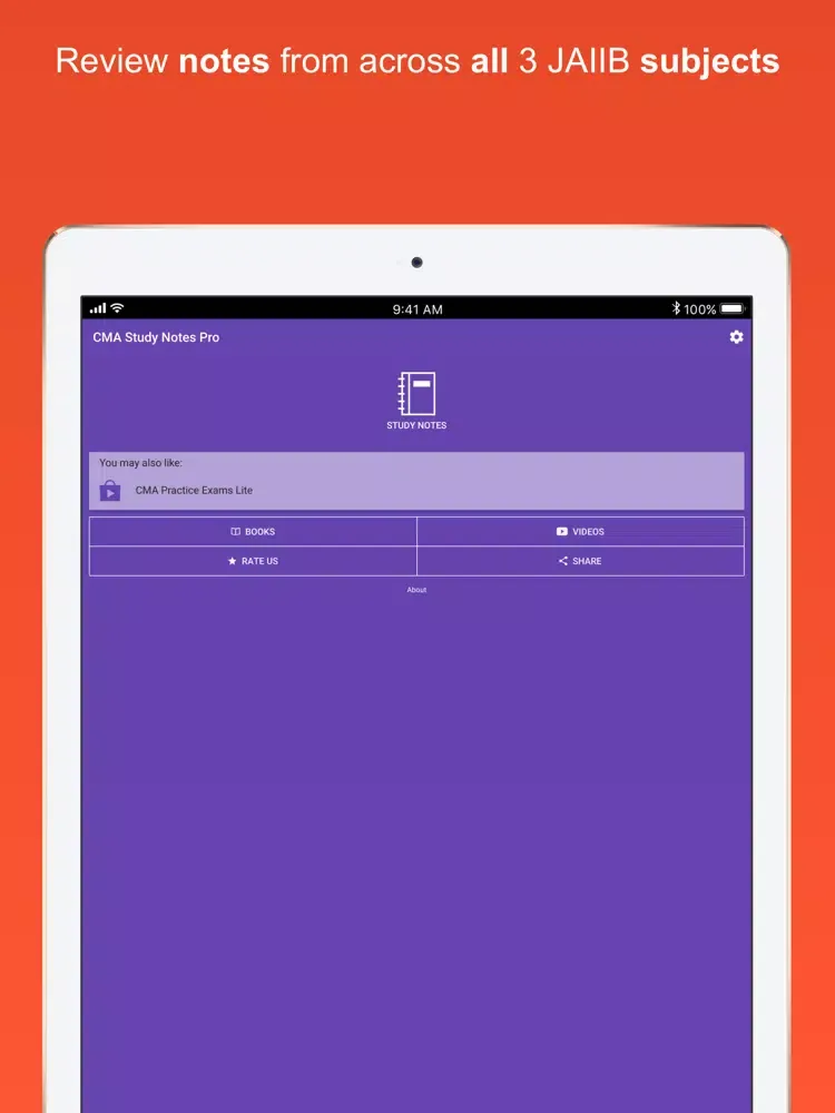 صور CMA Study Notes Pro iPad 