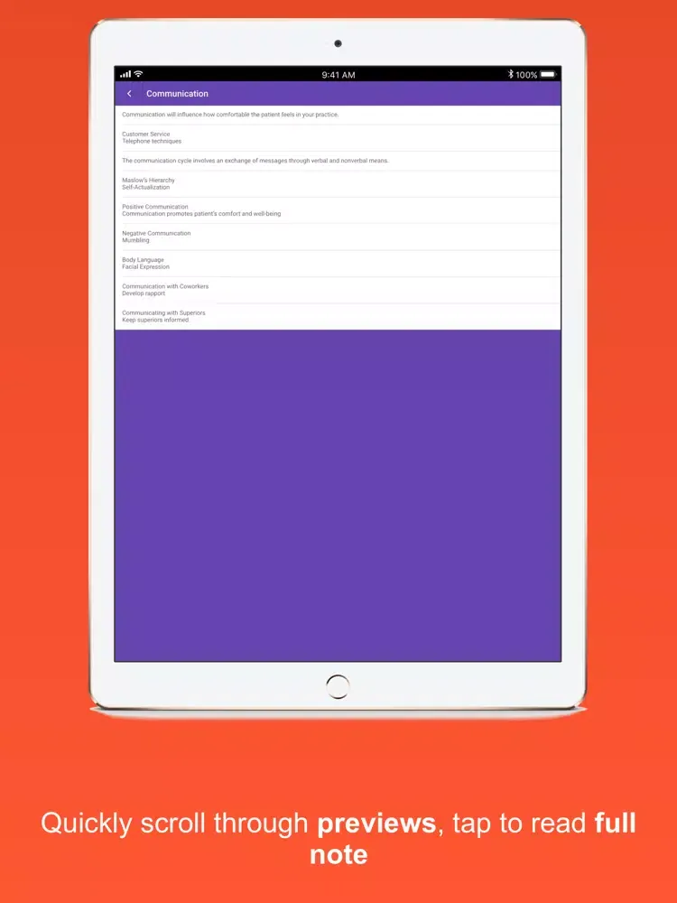 صور CMA Study Notes Pro iPad 