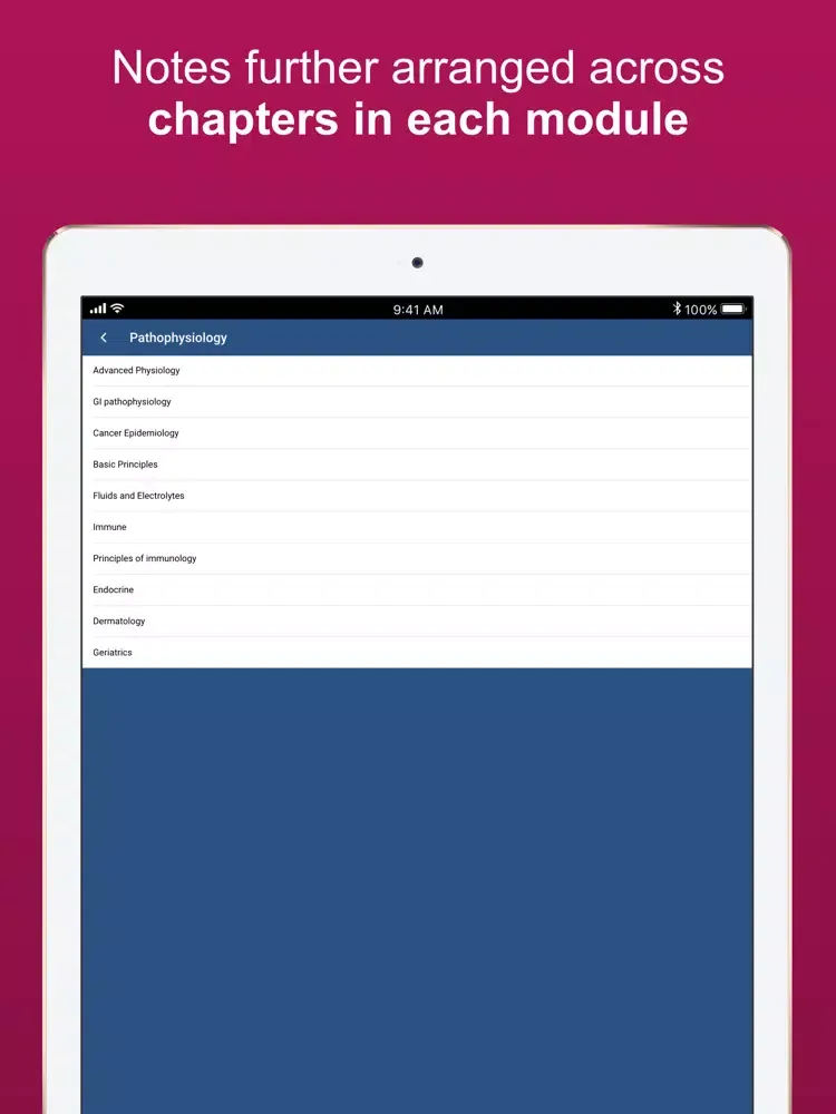 تصاویر FNP Study Notes iPad 