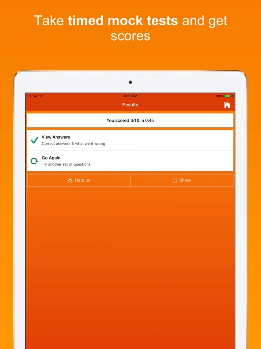 Ảnh chụp màn hình của NCLEX-RN Practice Exams Lite iPad 