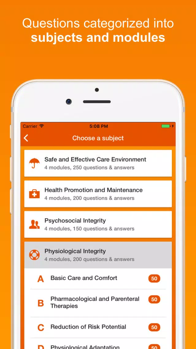 Ảnh chụp màn hình của NCLEX-RN Practice Exams Lite