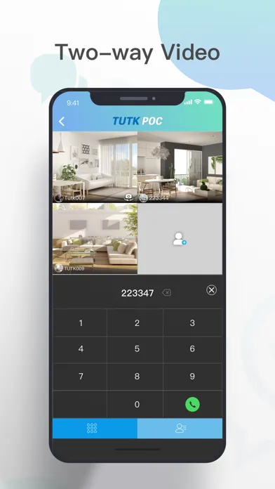 TUTK POC スクリーンショット