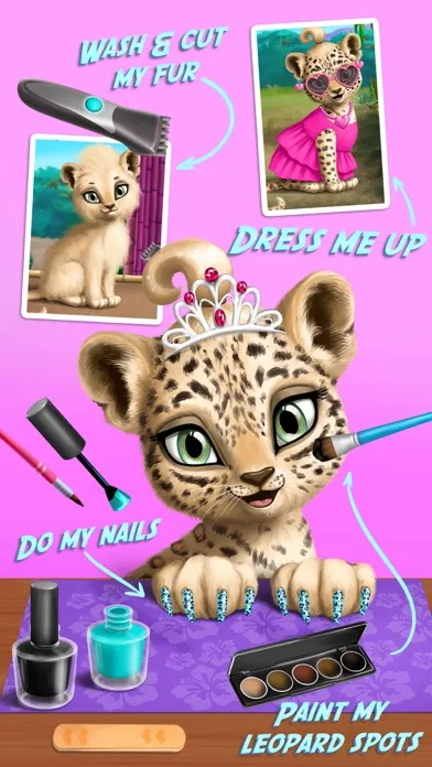 تصاویر Jungle Animal Hair Salon - Wild Pets Haircut & Style Makeover - No Ads