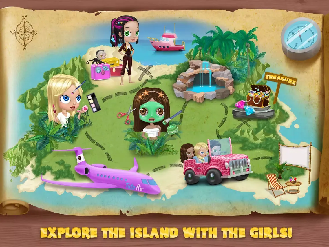 BFF World Trip Hawaii - No Ads iPad  Screenshots