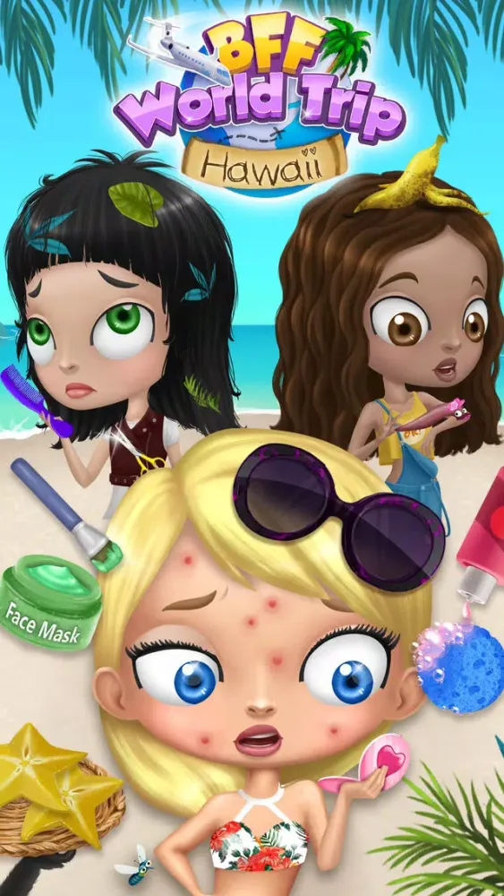 BFF World Trip Hawaii - No Ads Screenshots