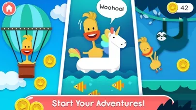 Capturas de tela do Duck Story World
