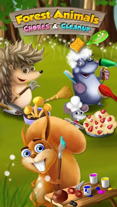 تصاویر Forest Animals Chores and Cleanup - Arts, Crafts and Care