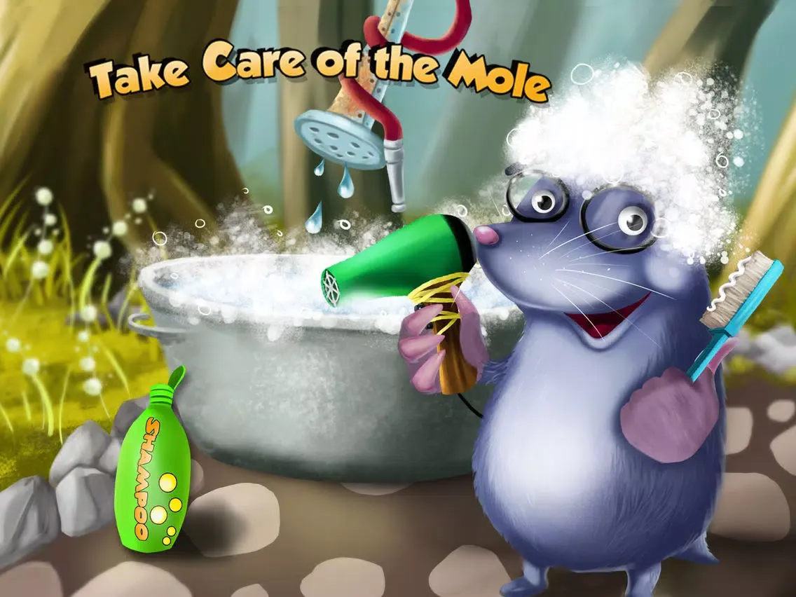 Tangkapan skrin Forest Animals Chores and Cleanup, Arts and Crafts, Cake Bakery, Movies and Fun Adventures - Kids Game iPad 