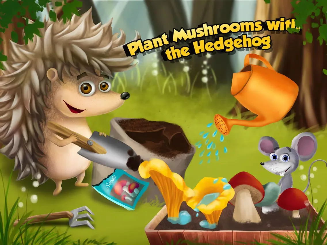 Tangkapan skrin Forest Animals Chores and Cleanup, Arts and Crafts, Cake Bakery, Movies and Fun Adventures - Kids Game iPad 