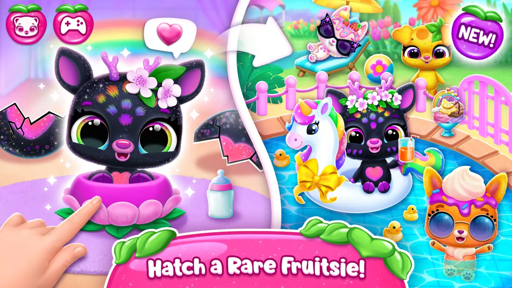 Tangkapan skrin Fruitsies