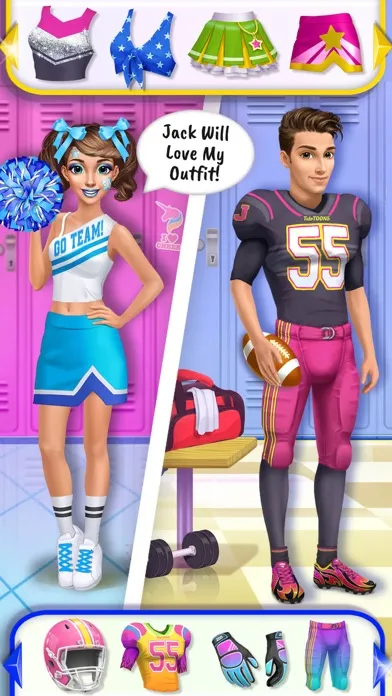 Capturas de tela do Hannah's Cheerleaders No Ads