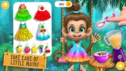 Capturas de tela do Jungle Animal Hair Salon 2