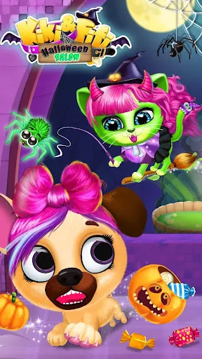 Kiki & Fifi Halloween Salon Screenshots