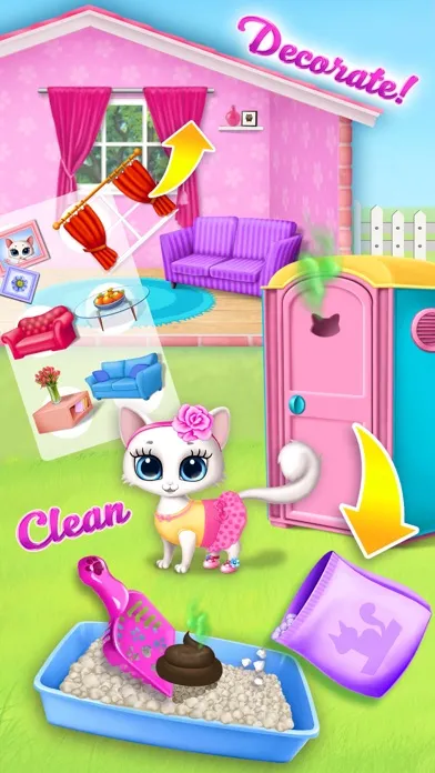 Kitty Meow Meow My Cute Cat سکرین شاٹس