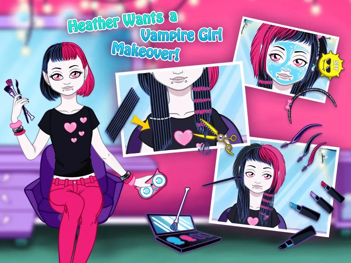 تصاویر Miss Monster Hollywood Salon - No Ads iPad 