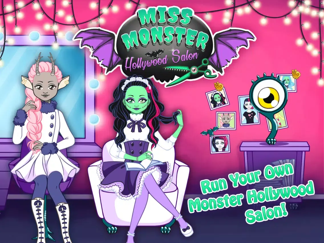 تصاویر Miss Monster Hollywood Salon - No Ads iPad 