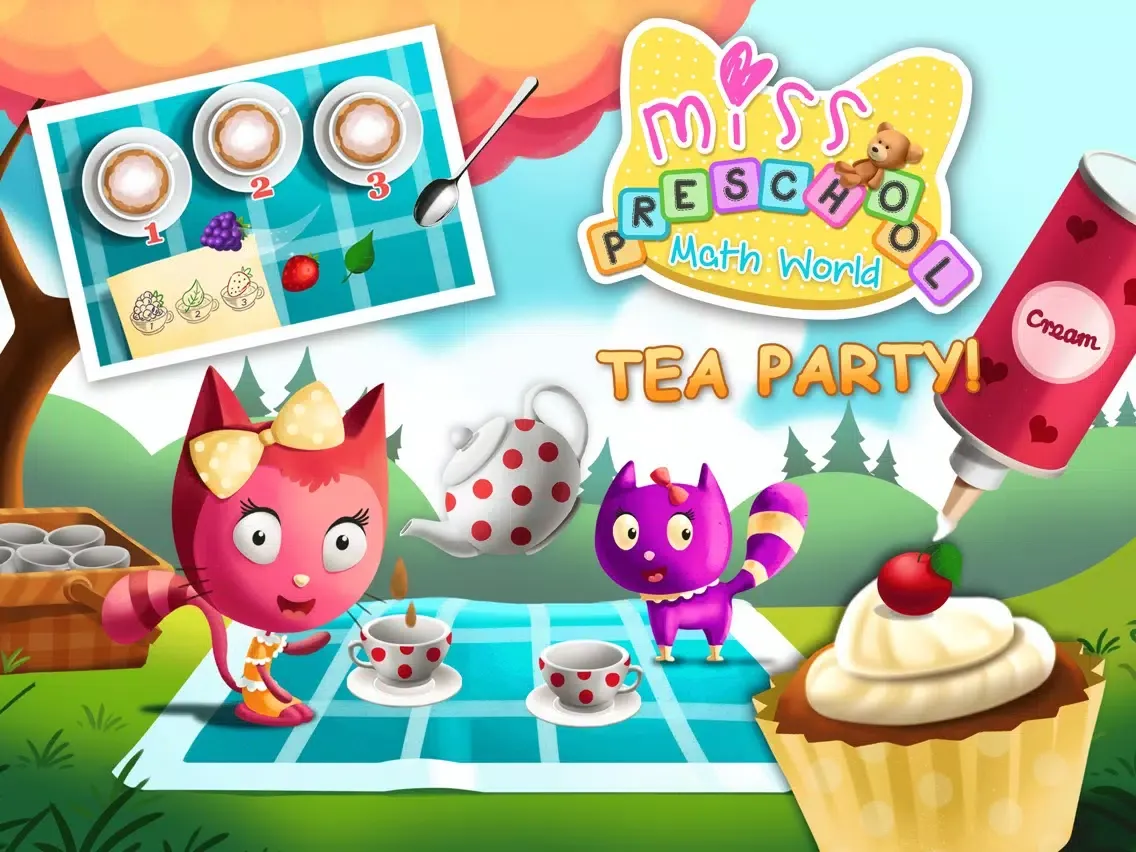 Miss Preschool Math World - Numbers, Shapes & Colors in Princess Castle iPad  স্ক্রিনশট