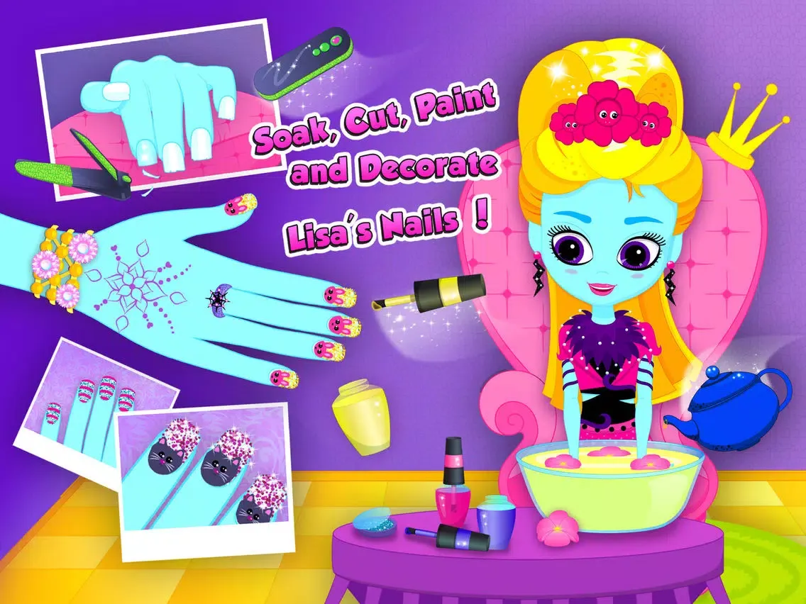 Capturas de pantalla de Monster Sisters 2 Home Spa - No Ads iPad 