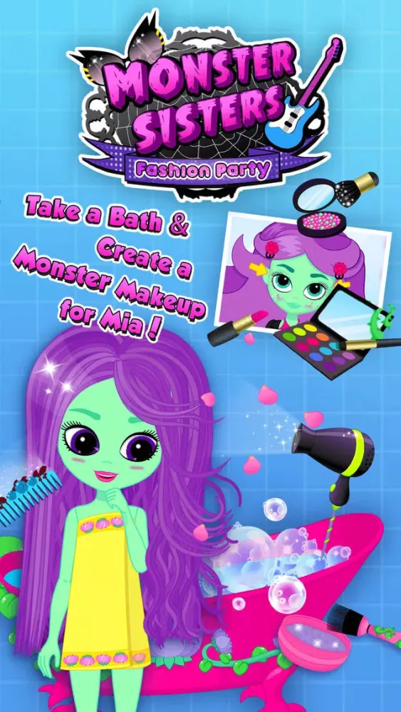 Capturas de pantalla de Monster Sisters 2 Home Spa - No Ads