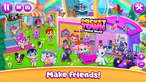 Pocket Town - Animal World 스크린샷