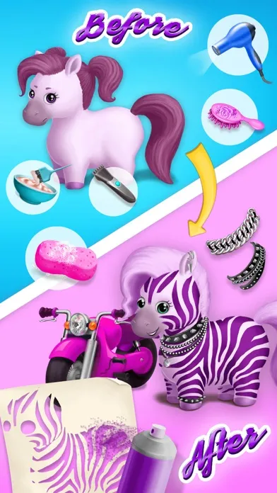 Zrzuty ekranu Pony Sisters Hair Salon 2 - No Ads