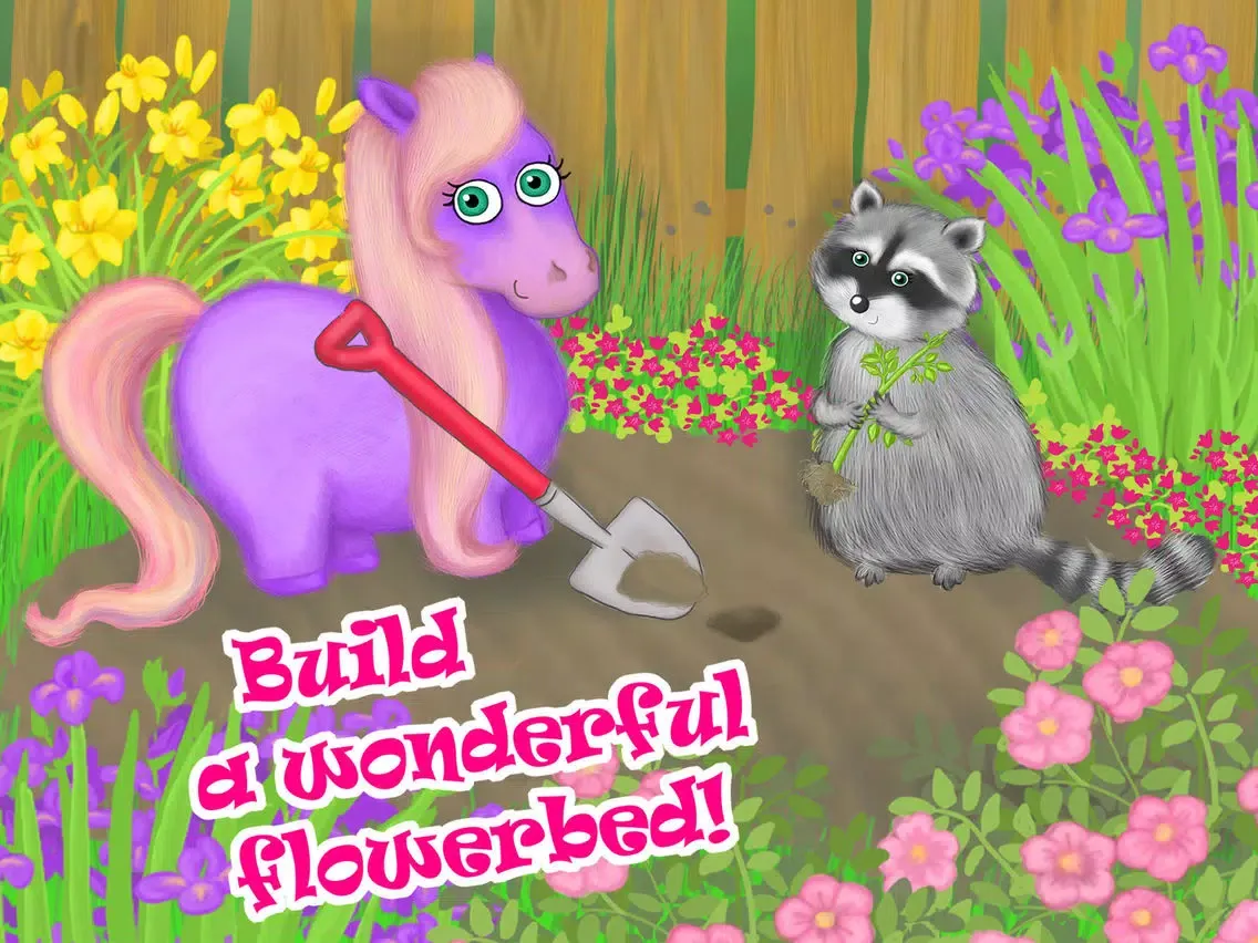 Pony Sisters in Magic Garden - Cute Animal, Vegetable & Flower Care iPad  स्क्रीनशॉट