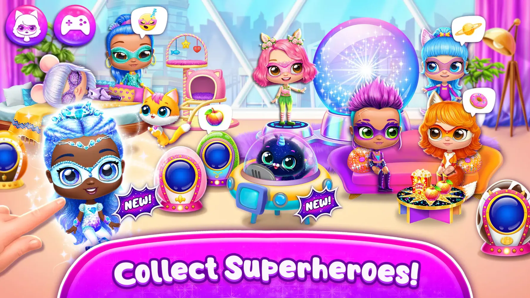 Capturas de pantalla de Power Girls - Fantastic Heroes