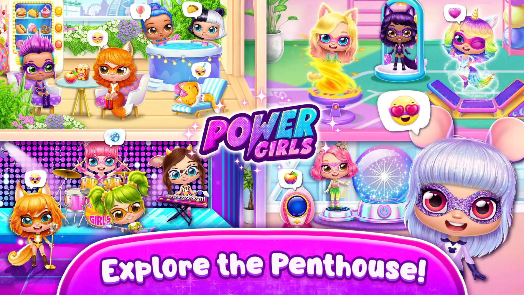 Capturas de pantalla de Power Girls - Fantastic Heroes