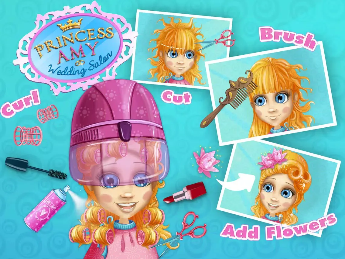 Princess Amy Wedding Salon 2 - No Ads iPad  Ekran Görüntüleri