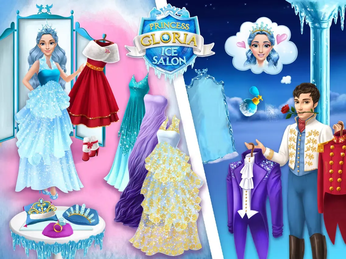 Princess Gloria Ice Salon - Full iPad  स्क्रीनशॉट