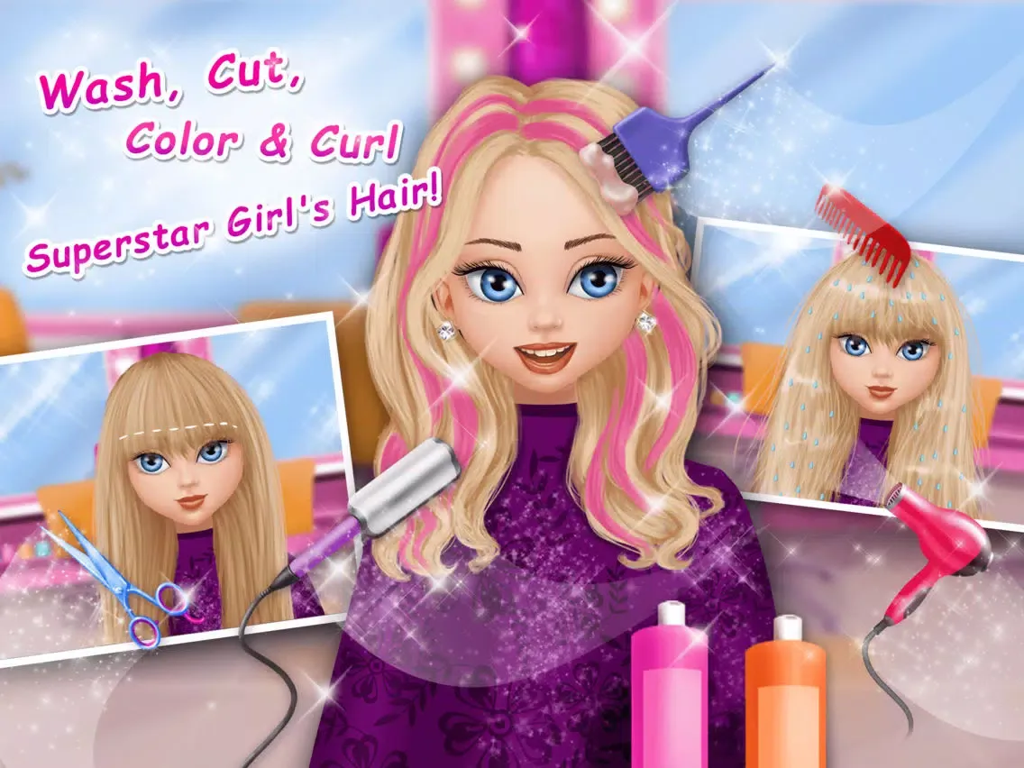 Capturas de tela do Superstar Girl Fashion Awards - No Ads iPad 