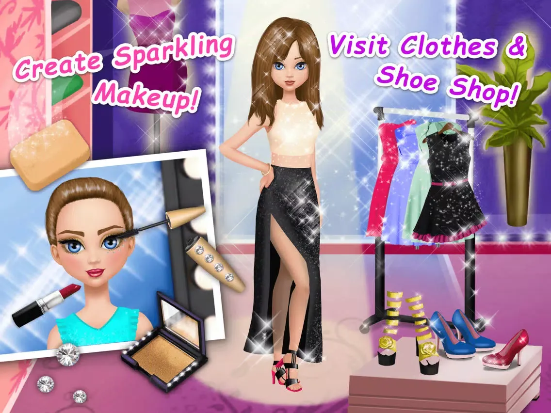 Capturas de tela do Superstar Girl Fashion Awards - No Ads iPad 
