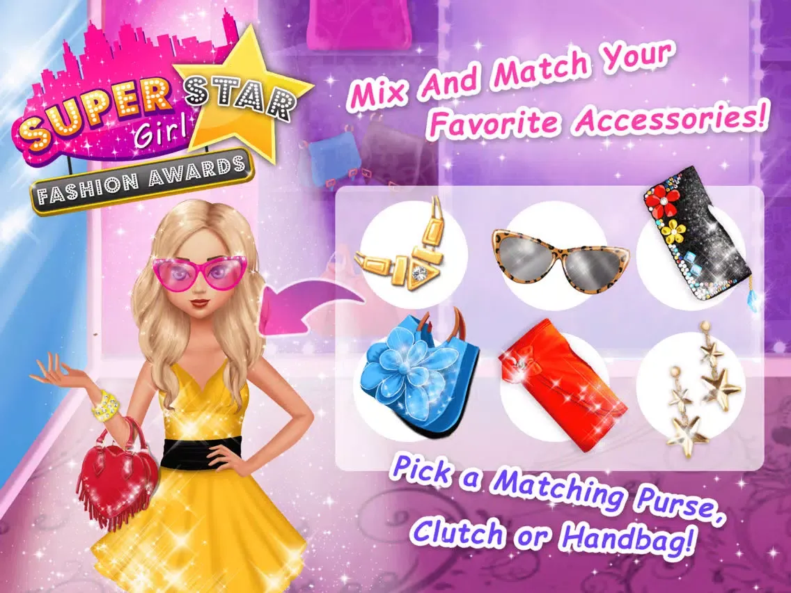 Capturas de tela do Superstar Girl Fashion Awards - No Ads iPad 
