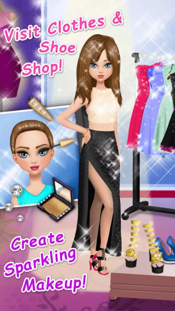 Capturas de tela do Superstar Girl Fashion Awards - No Ads