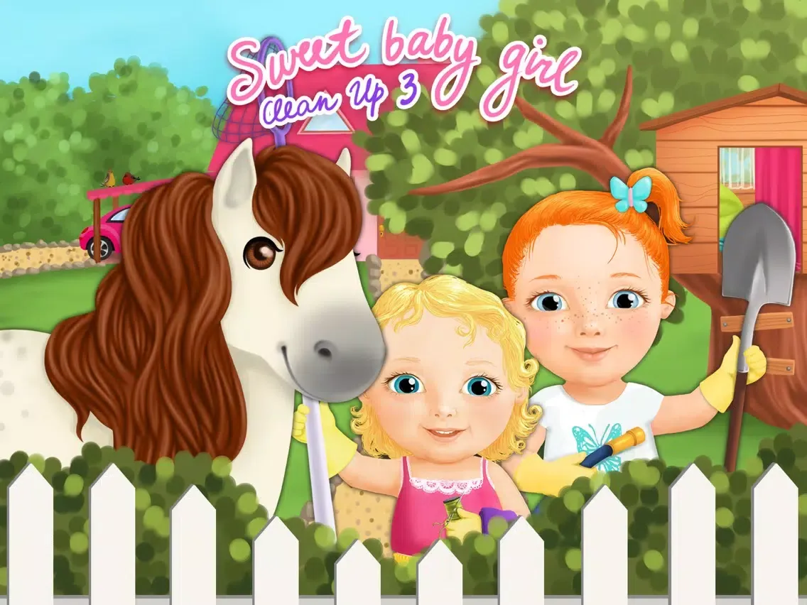 Sweet Baby Girl Cleanup 3 House Chores, Car Wash and Pony Care - Kids Game iPad  স্ক্রিনশট