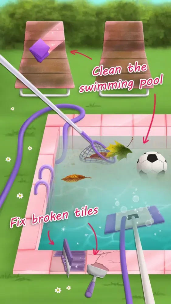 Sweet Baby Girl Cleanup 3 House Chores, Car Wash and Pony Care - Kids Game স্ক্রিনশট