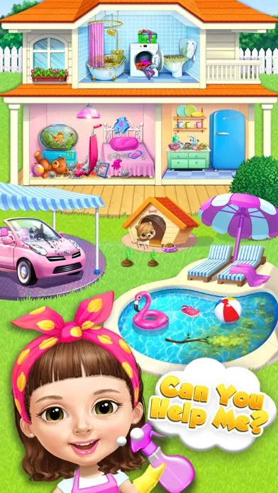 Sweet Baby Girl Cleanup 5 - No Ads سکرین شاٹس