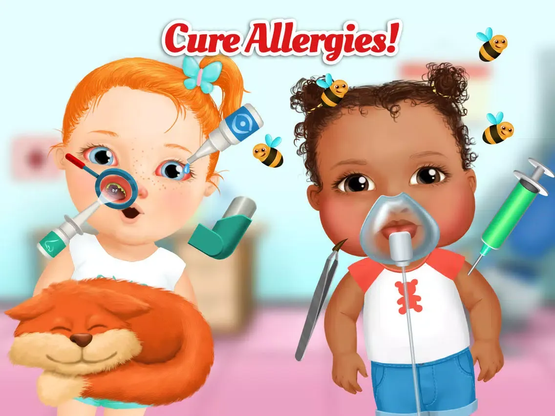 Sweet Baby Girl Kids Hospital 2 – Allergy Emergency, Broken Leg, Dentist Office and Ear Doctor iPad 應用截圖