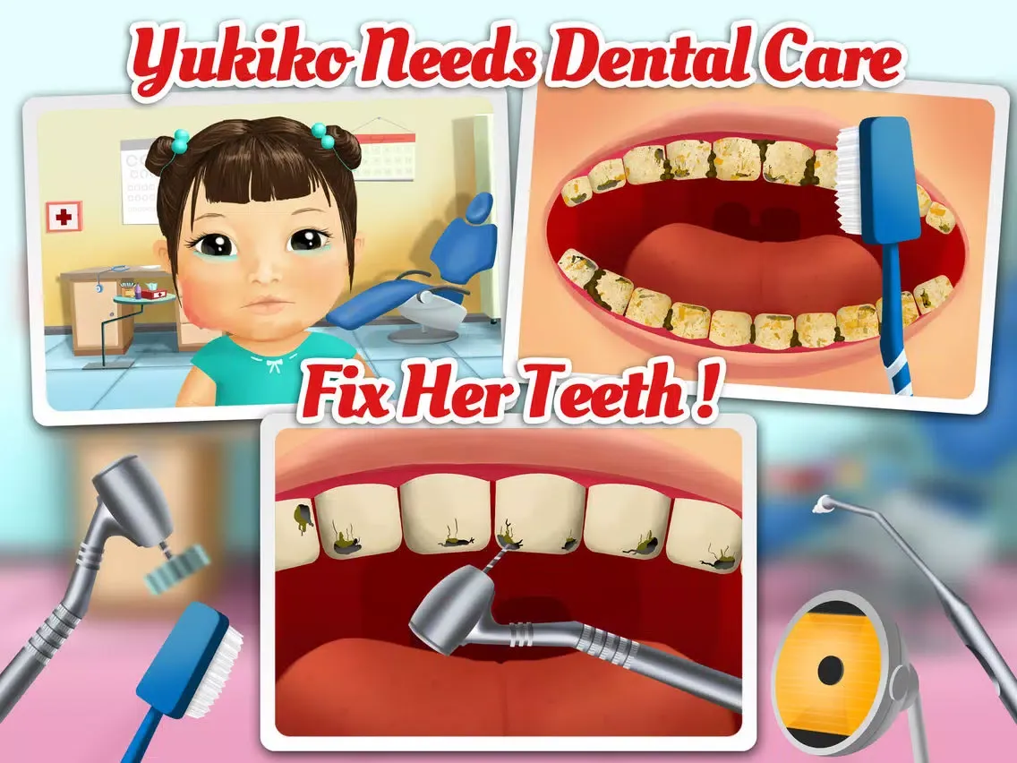 Sweet Baby Girl Kids Hospital 2 – Allergy Emergency, Broken Leg, Dentist Office and Ear Doctor iPad 應用截圖