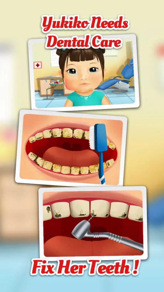 Sweet Baby Girl Kids Hospital 2 – Allergy Emergency, Broken Leg, Dentist Office and Ear Doctor應用截圖