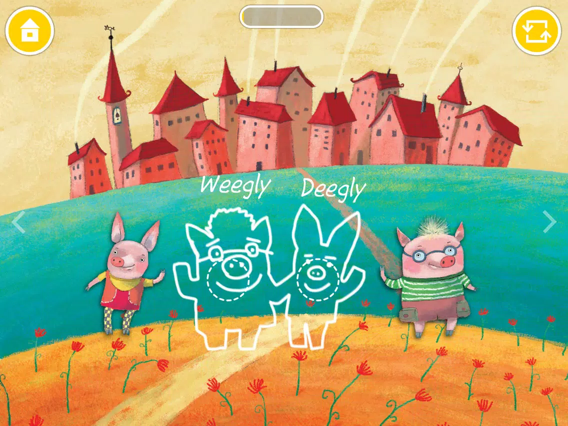 ภาพหน้าจอของ Two Piglets iPad 