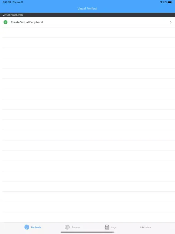 Tutti BLE Scanner iPad  スクリーンショット