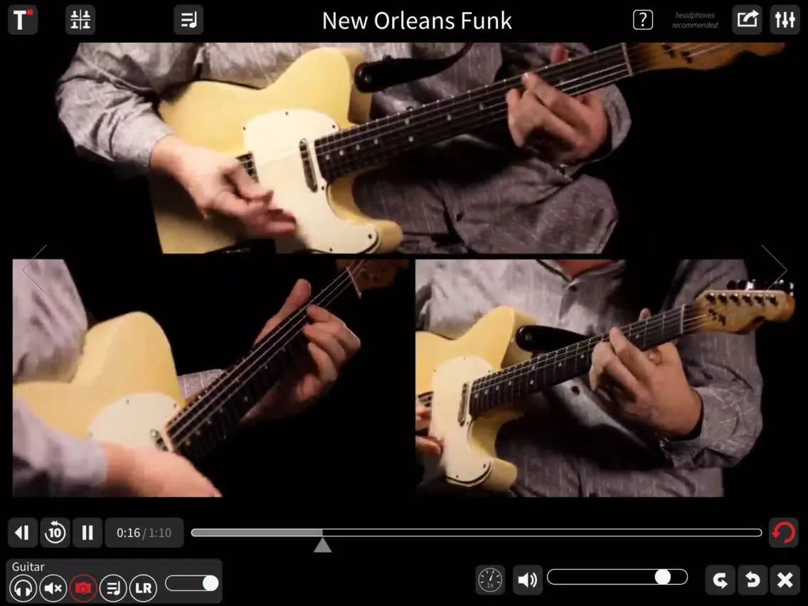 Tutti Music Player - Practice & Play with Masters iPad  Screenshots