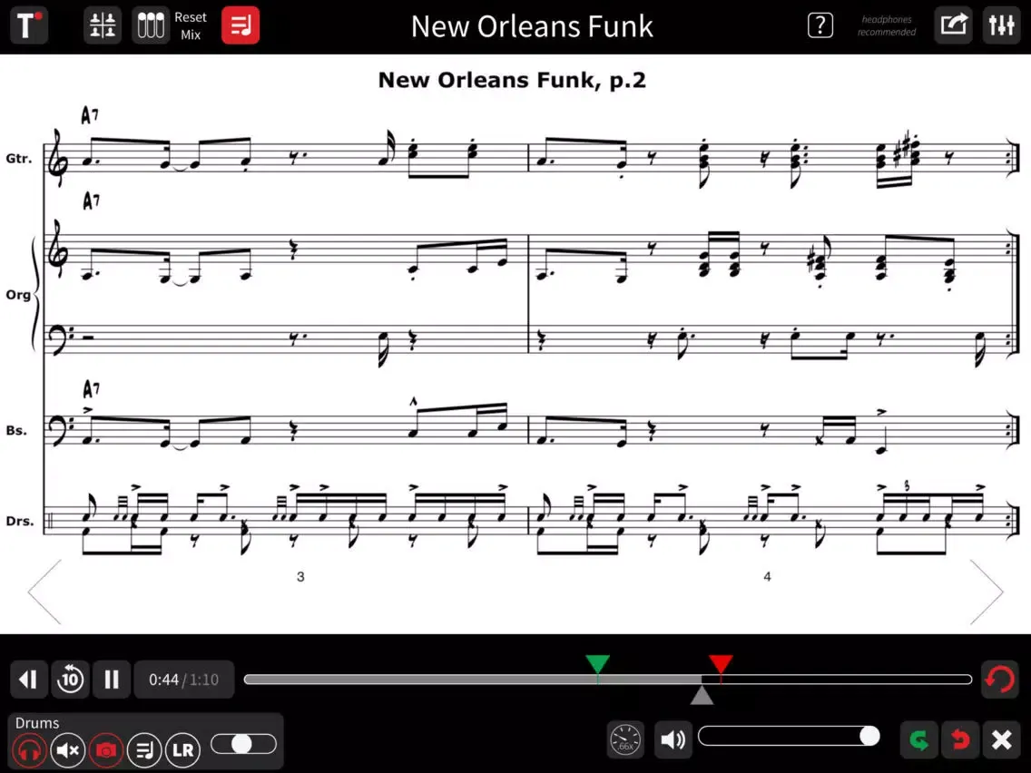 Tutti Music Player - Practice & Play with Masters iPad  Screenshots