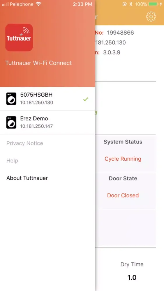 تصاویر Tuttnauer Wi-Fi Connect