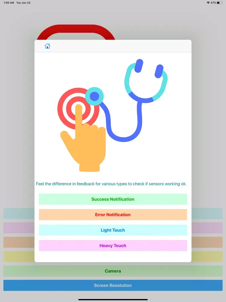 Phone Hardware Feel & Testing iPad  স্ক্রিনশট