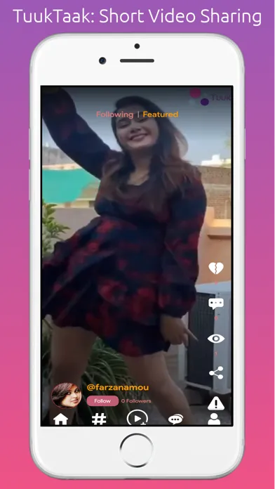 Short Video Sharing: TuukTaak স্ক্রিনশট