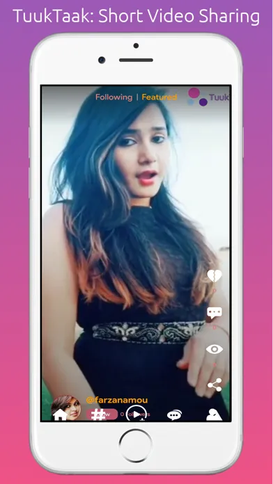 Short Video Sharing: TuukTaak স্ক্রিনশট