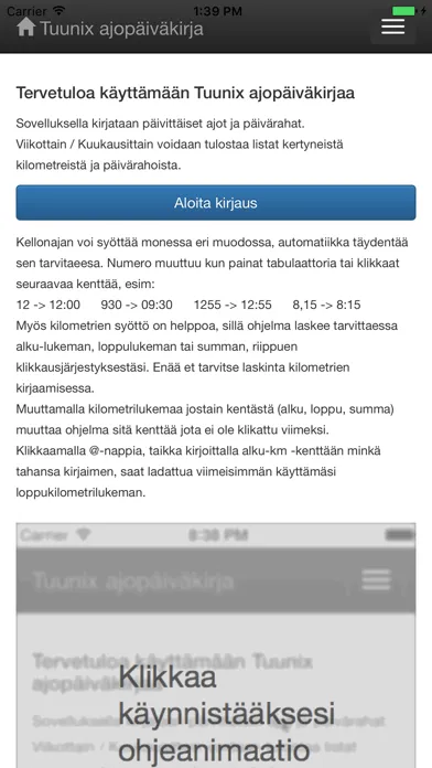 تصاویر Tuunix Ajopäiväkirja
